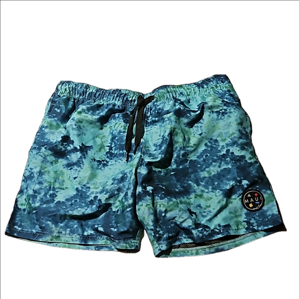Maui mens swim surf board shorts size L